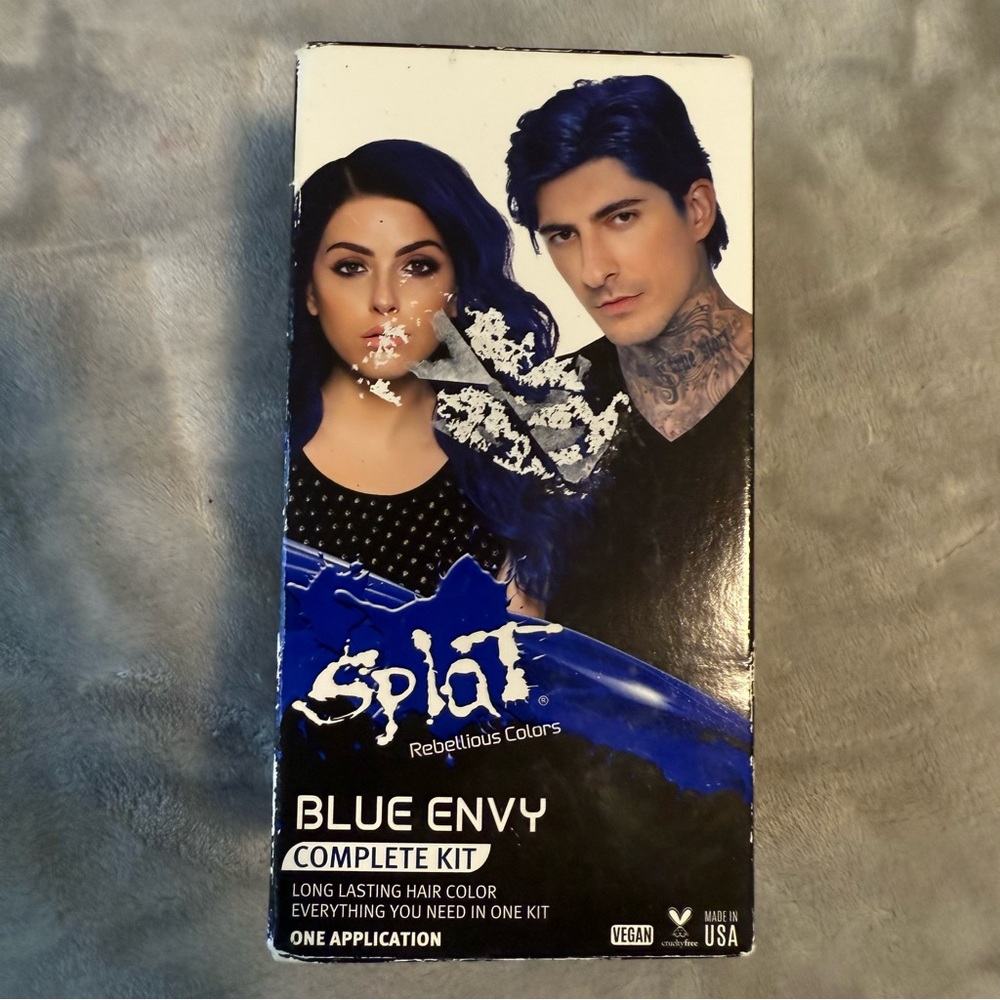 Splat BLUE ENVY Rebellious‎ Hair Color Complete Kit NEW
